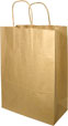 10 x 5 x 13" Kraft Shopper